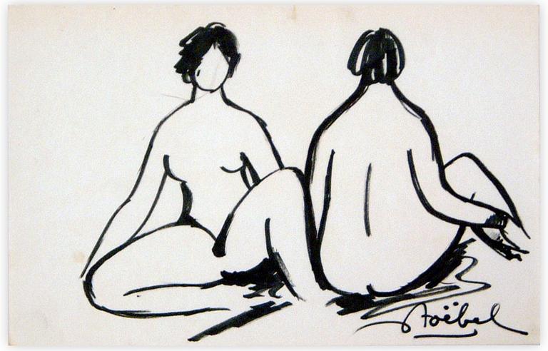 Catalogue raisonné, Edgar Stoëbel, nu femme — 