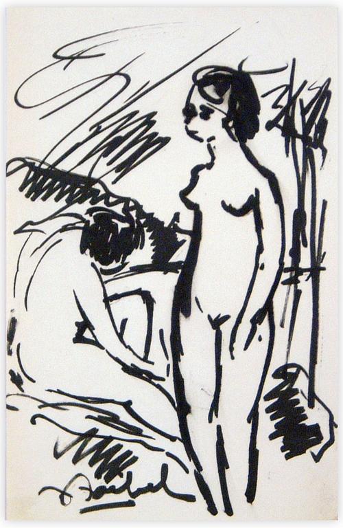 Catalogue raisonné, Edgar Stoëbel, nu femme — 