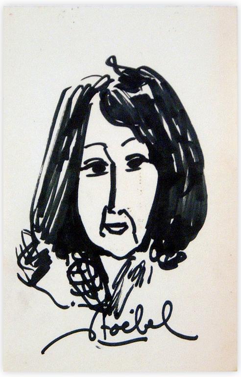 Catalogue raisonné, Edgar Stoëbel, portrait de femme — 