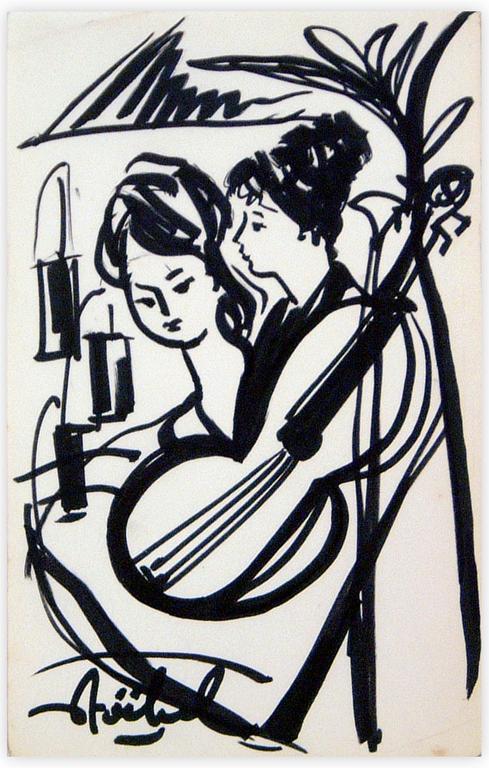Catalogue raisonné, Edgar Stoëbel, la guitariste — 