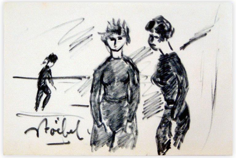Catalogue raisonné, Edgar Stoëbel, le cours de danse — 