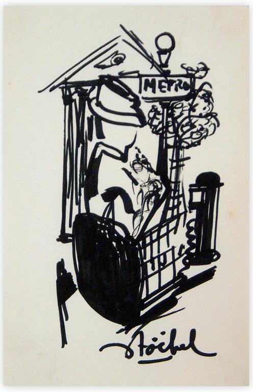 Catalogue raisonné, Edgar Stoëbel, station de métro — 
