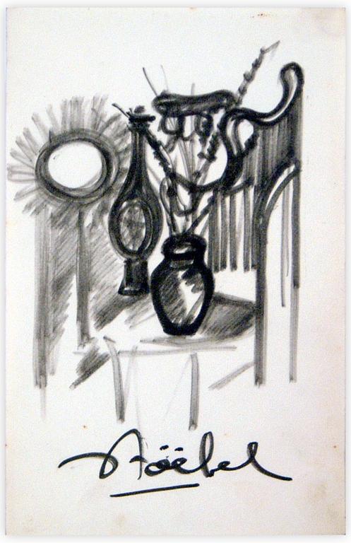 Catalogue raisonné, Edgar Stoëbel, nature morte - vase — 
