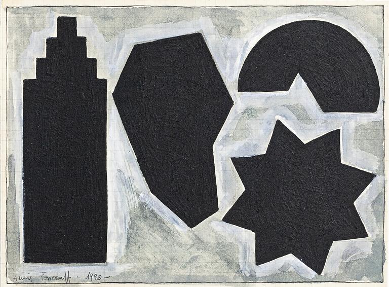 Catalogue raisonné, Henri Foucault, 4 formes - 1990