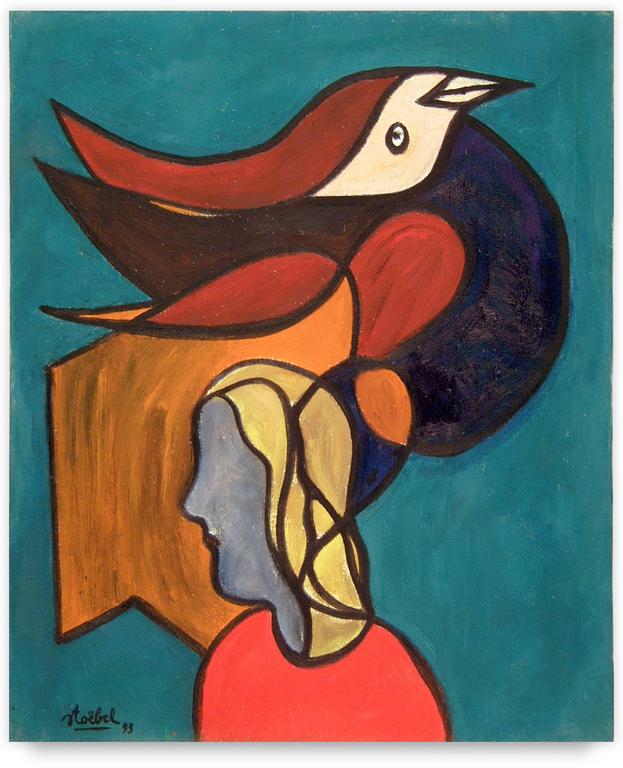 Catalogue raisonné, Edgar Stoëbel, La tête bleue — 1993