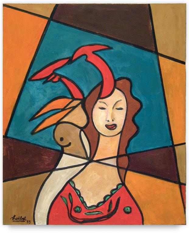 Catalogue raisonné, Edgar Stoëbel, Le plongeaon / femme — 1993