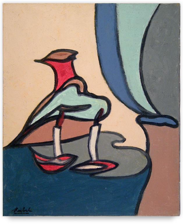 Catalogue raisonné, Edgar Stoëbel, "Les lumières du chabat" — Circa 1993