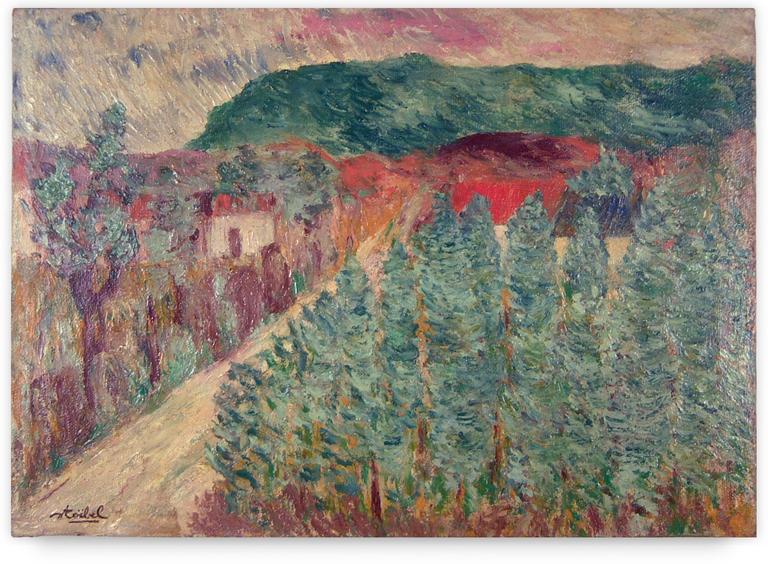 Catalogue raisonné, Edgar Stoëbel, landscape country side