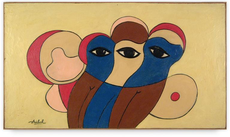 Catalogue raisonné, Edgar Stoëbel, 3 femmes / le troisième œil