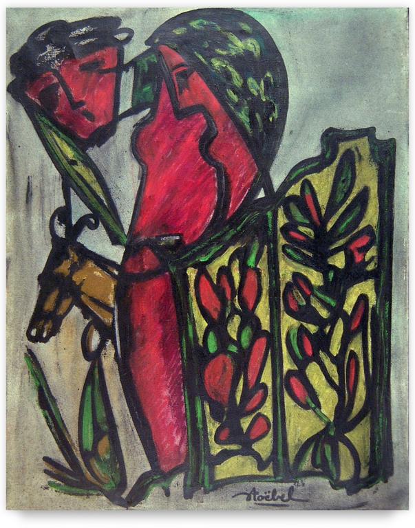 Catalogue raisonné, Edgar Stoëbel, la paravent / les têtes rouges