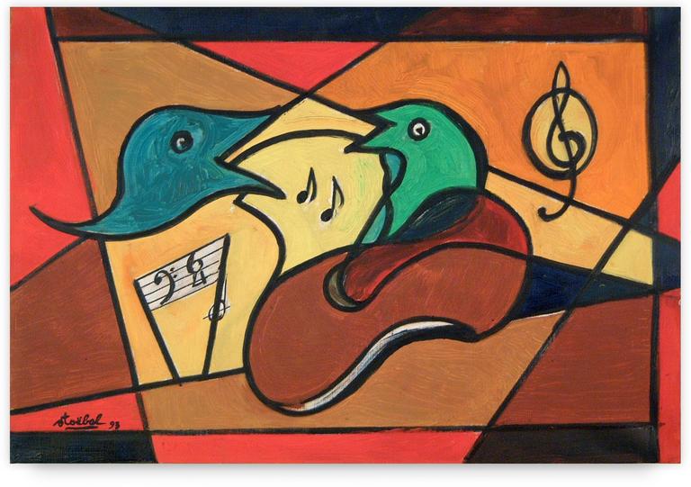 Catalogue raisonné, Edgar Stoëbel, Chant d'oiseau / mélodie / l'aube — 1993