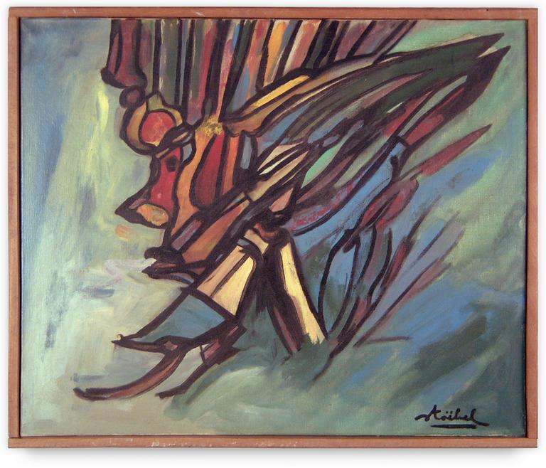 Catalogue raisonné, Edgar Stoëbel, "c'est le vent" (verso)