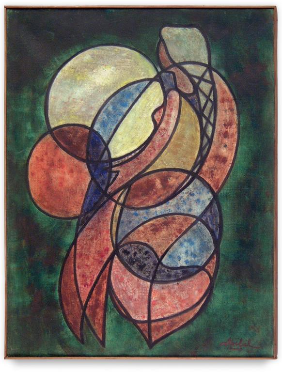 Catalogue raisonné, Edgar Stoëbel, compo - femme à la natte