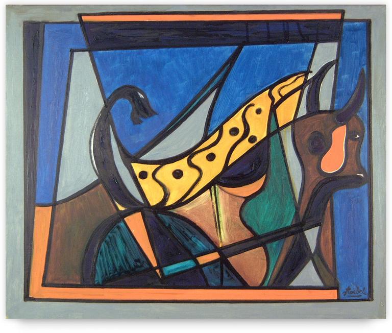 Catalogue raisonné, Edgar Stoëbel, Le pic-bœuf — Circa 1990