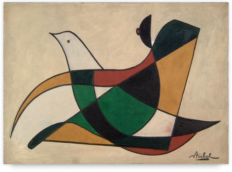 Catalogue raisonné, Edgar Stoëbel, l'oiseau et la cafetière / le couvercle