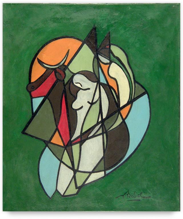 Catalogue raisonné, Edgar Stoëbel, compo - la vache, la femme et l'oiseau