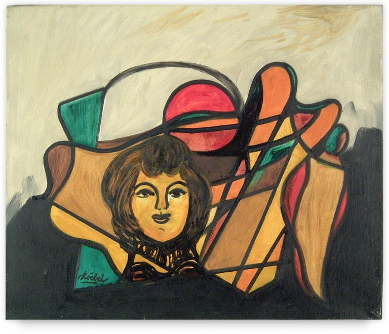 Catalogue raisonné, Edgar Stoëbel, compo femme et tête