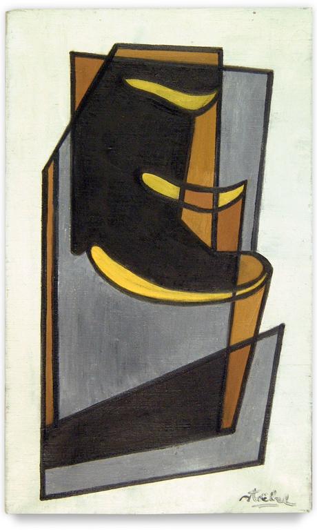 Catalogue raisonné, Edgar Stoëbel, composition sur fond blanc