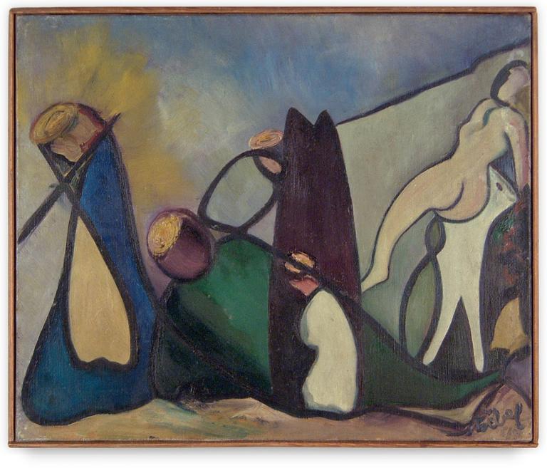 Catalogue raisonné, Edgar Stoëbel, "vision de Marie-Madeleine" 5/51