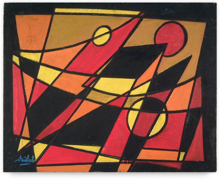 Catalogue raisonné, Edgar Stoëbel, composition landscape