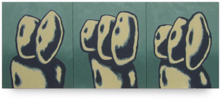 Jean-Paul Thaéron, Peinture triptyque IX - 2003