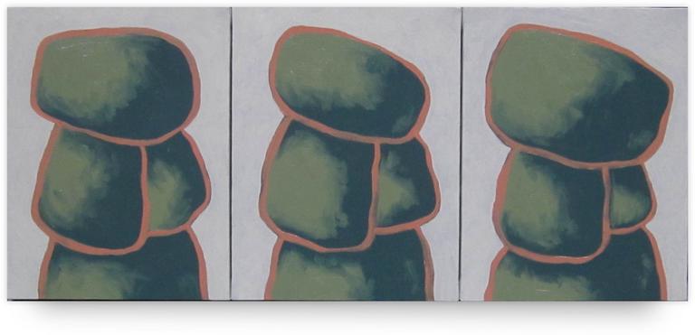 Jean-Paul Thaéron, Peinture triptyque - 2003