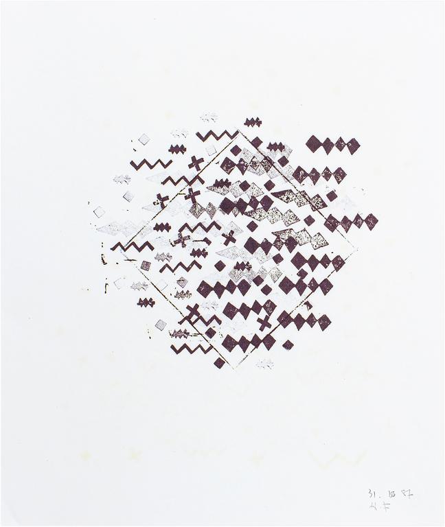 Catalogue raisonné, Henri Foucault, Monotype du 31/10/87 - 2