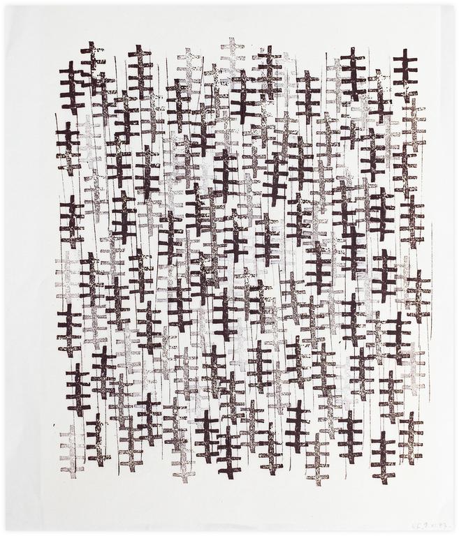 Catalogue raisonné, Henri Foucault, Monotype du 09/11/87 - 6