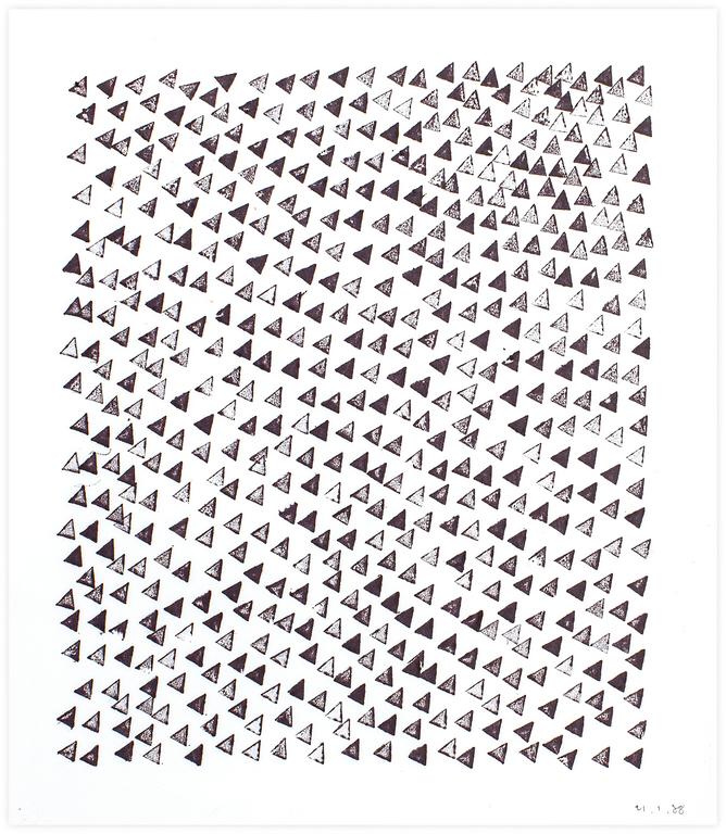 Catalogue raisonné, Henri Foucault, Monotype du 21/01/88- 1