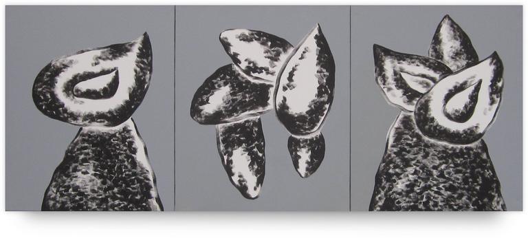 Jean-Paul Thaéron, Peinture triptyque - 2002