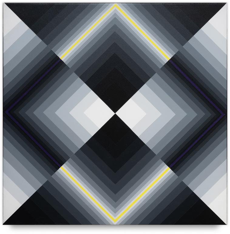 Catalogue raisonné, Horacio Garcia Rossi, Couleur Gris Lumière - 1991 