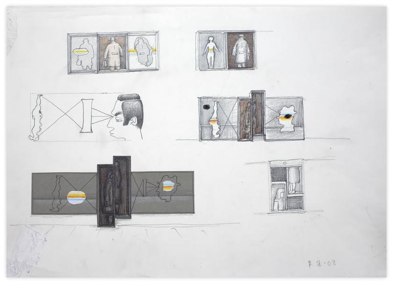 Catalogue raisonné, Vladimir Yankilevsky, Working drawing, 2003