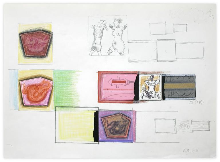 Catalogue raisonné, Vladimir Yankilevsky, Working drawing, 2008