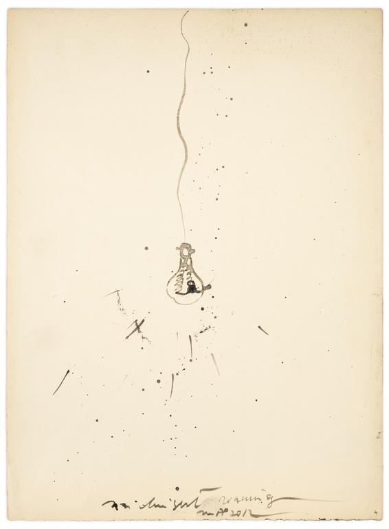 Catalogue raisonné, Michel Potage, Ampoule — 2012 