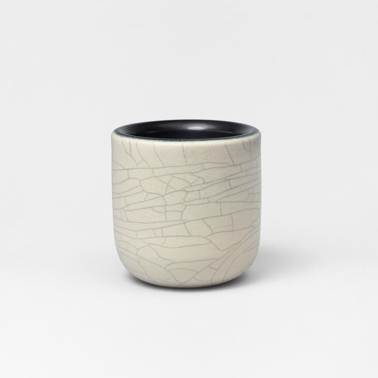 Catalogue raisonné, Pol Chambost, Vase (blanc noir). Modèle 2127 — 1959