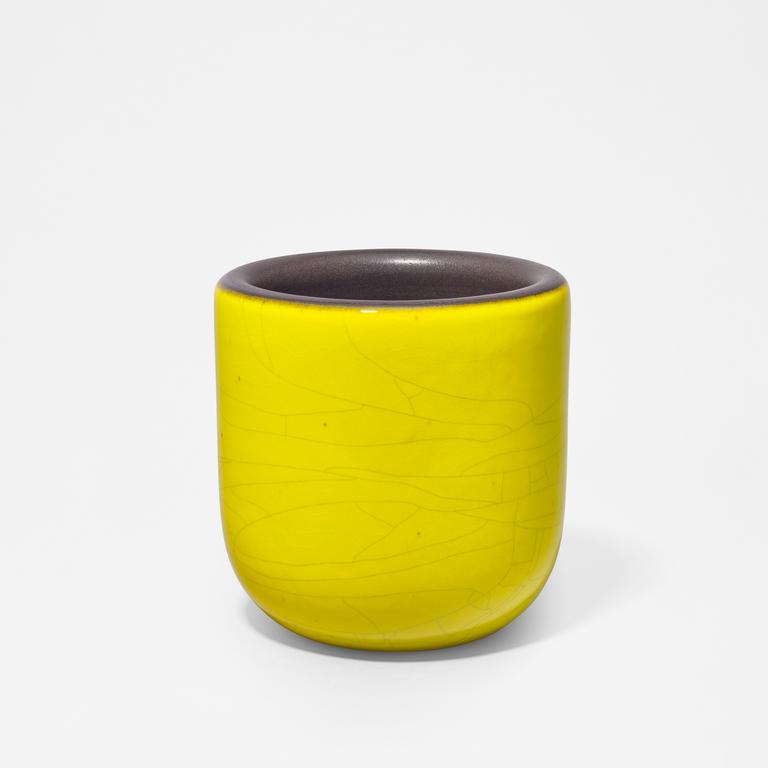 Catalogue raisonné, Pol Chambost, Vase (jaune-noir). Modèle 2127 — 1959