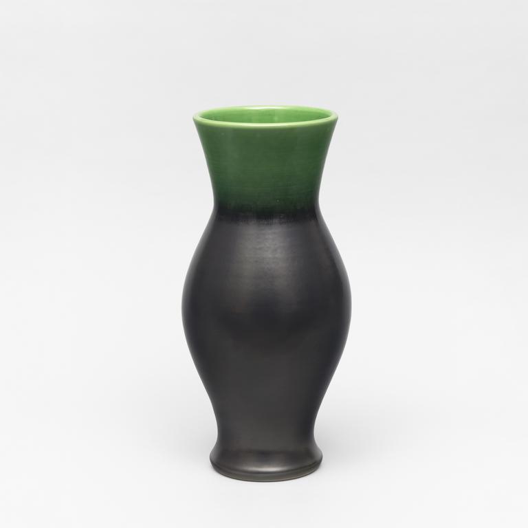 Catalogue raisonné, Pol Chambost, Vase (noir et vert). Modèle 809 B — circa 1949