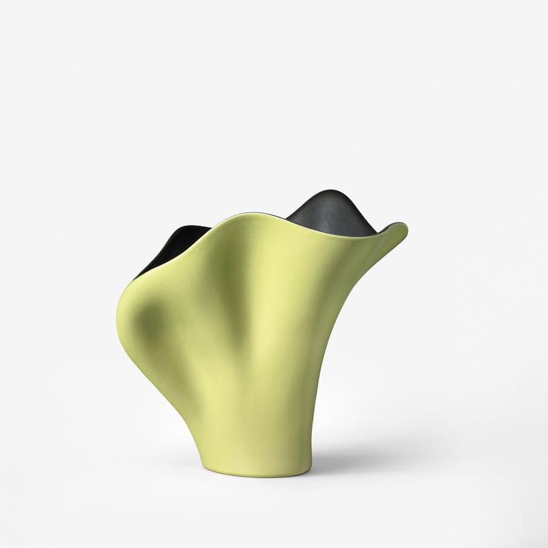 Catalogue raisonné, Pol Chambost, Vase vague (jaune noir). Modèle 1092 — 1955