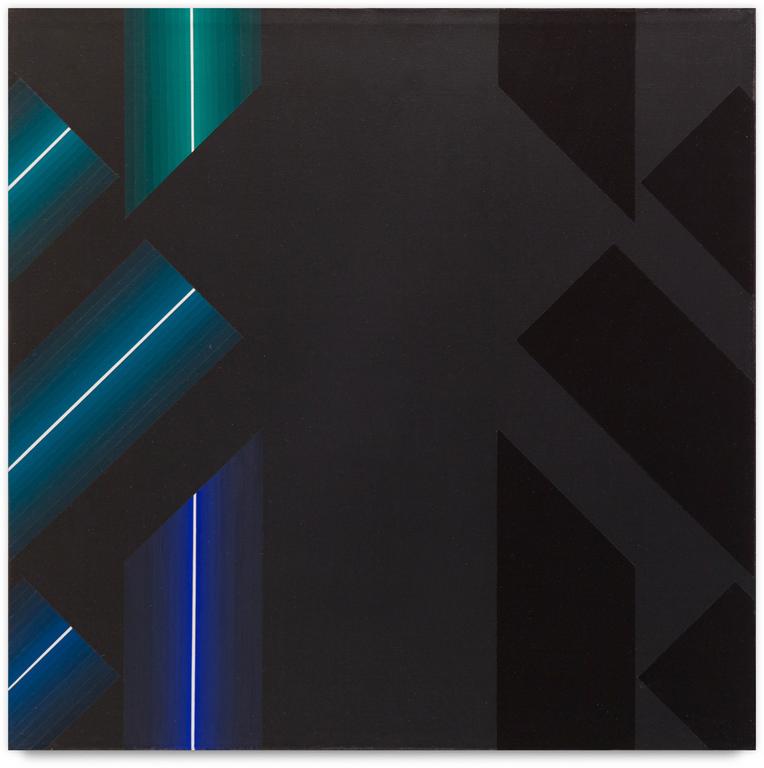 Horacio Garcia Rossi, Couleur noir lumière (miroir négatif) - 1996