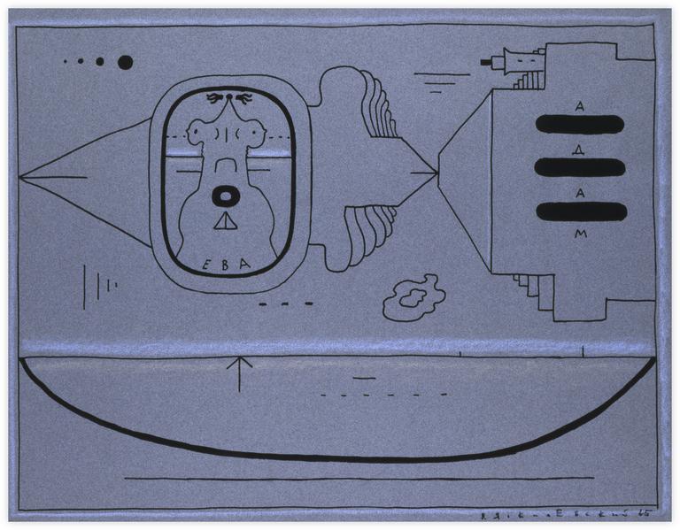 Catalogue raisonné, Vladimir Yankilevsky, Adam and Eve, 1965