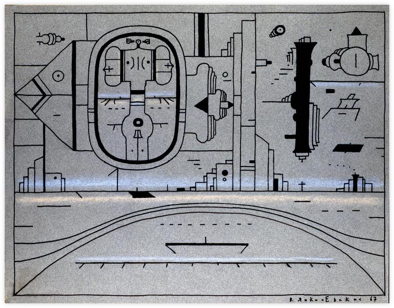 Catalogue raisonné, Vladimir Yankilevsky, Adam and Eve, 1967