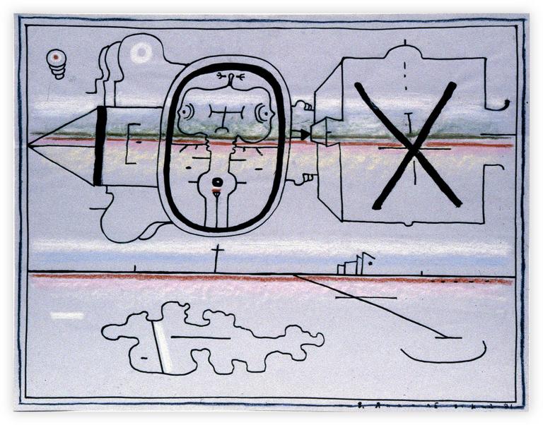Catalogue raisonné, Vladimir Yankilevsky, Adam and Eve, 1971