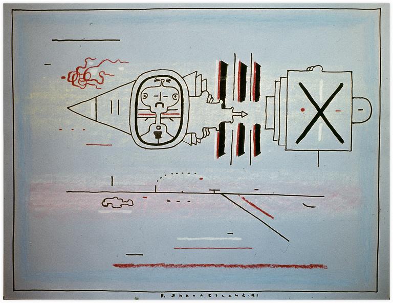 Catalogue raisonné, Vladimir Yankilevsky, Adam and Eve, 1971