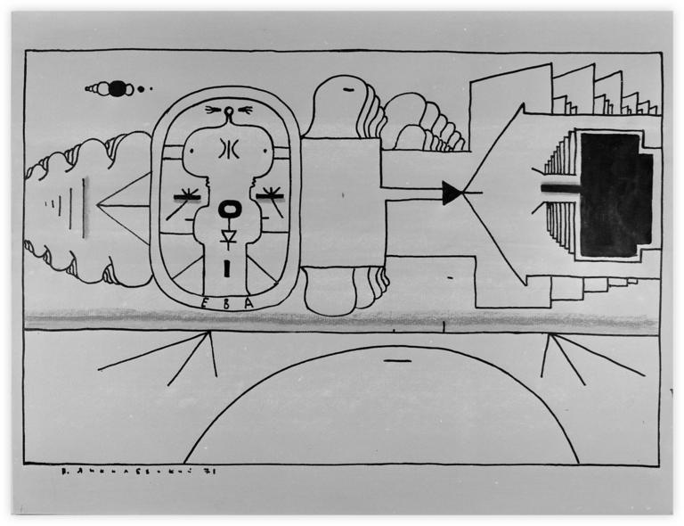 Catalogue raisonné, Vladimir Yankilevsky, Adam and Eve, 1971