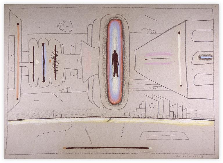 Catalogue raisonné, Vladimir Yankilevsky, City, 1969