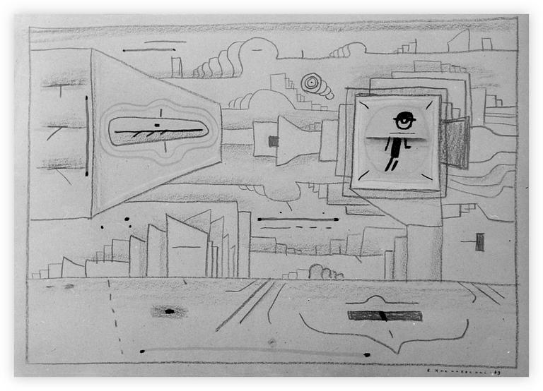 Catalogue raisonné, Vladimir Yankilevsky, City, 1969