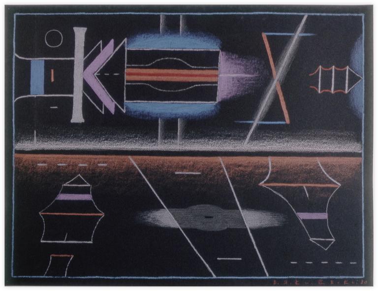 Catalogue raisonné, Vladimir Yankilevsky, From the cycle The Space of Experience, 1980
