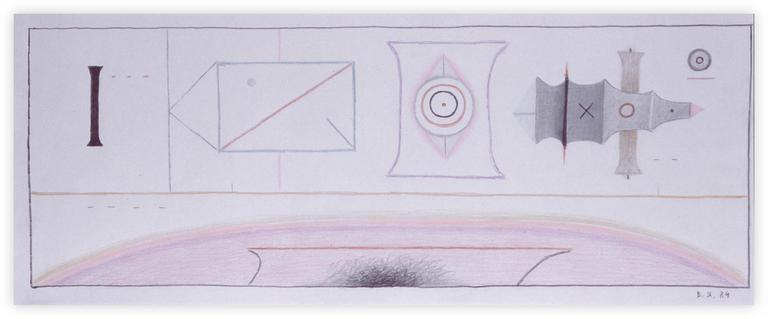 Catalogue raisonné, Vladimir Yankilevsky, From the cycle The Space of Experience, 1984