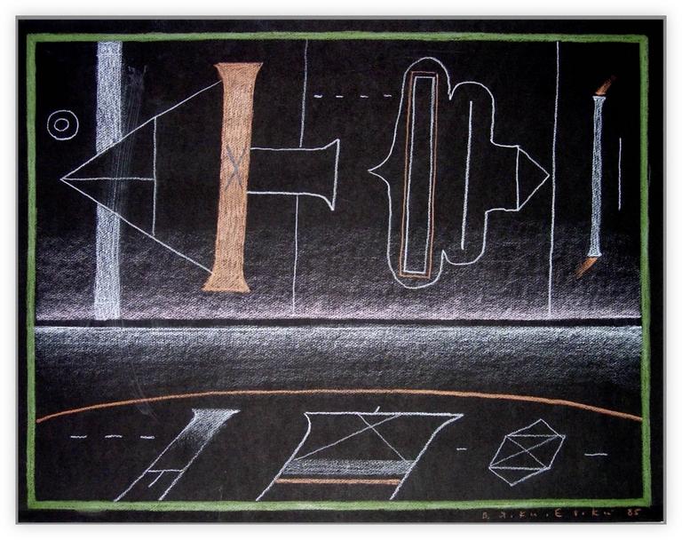 Catalogue raisonné, Vladimir Yankilevsky, From the cycle The Space of Experience, 1985
