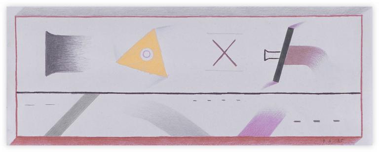 Catalogue raisonné, Vladimir Yankilevsky, From the cycle The Space of Experience, 1985